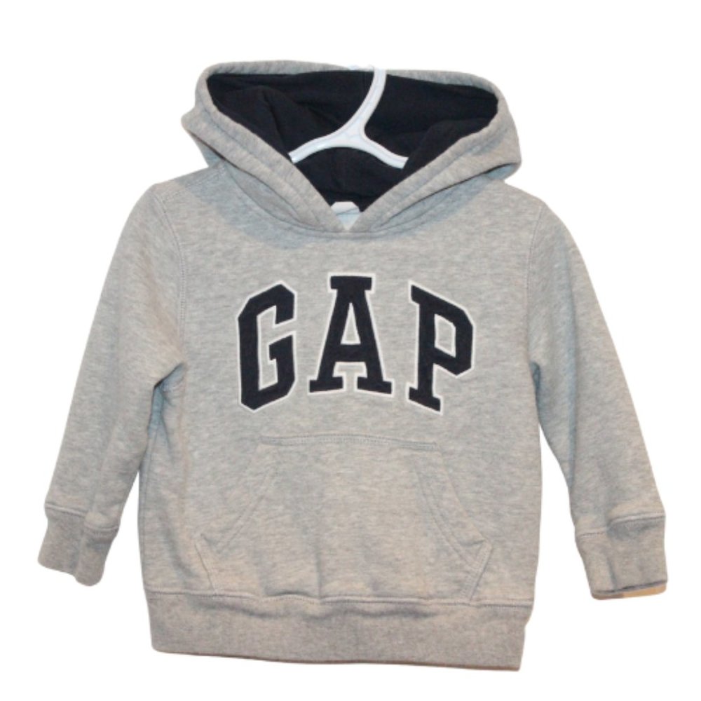 3/$20 🏷 Gap Grey Logo Hoodie Size 2